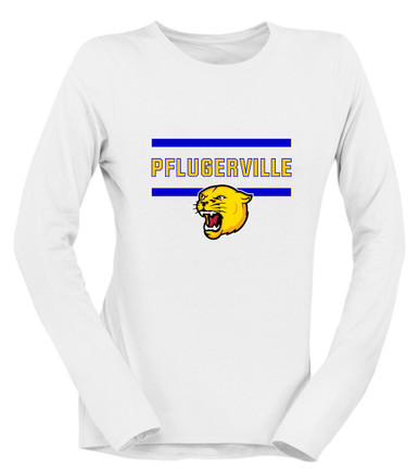 Pflugerville Panthers Mascot #4 Women's Premium LS T-Shirt