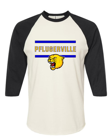 Pflugerville Panthers Mascot #4 Women's Baseball T-Shirt