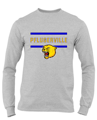 Pflugerville Panthers Mascot #4 Men's Premium LS T-Shirt