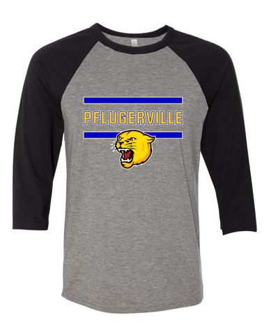 Pflugerville Panthers Mascot #4 Men's Baseball T-Shirt