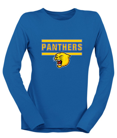 Pflugerville Panthers Mascot #5 Women's Premium LS T-Shirt