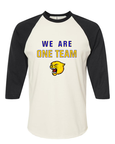 Pflugerville Panthers We Are One Team Women's Baseball T-Shirt