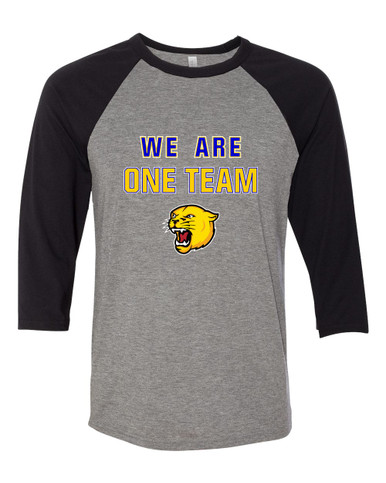 Pflugerville Panthers We Are One Team Men's Baseball T-Shirt