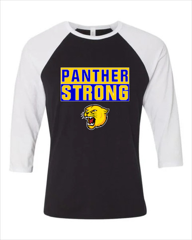 Pflugerville Panthers Strong #1 Women's Baseball T-Shirt
