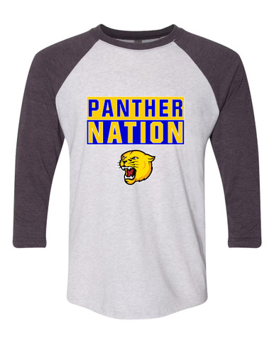 Pflugerville Panthers Nation #1 Women's Baseball T-Shirt