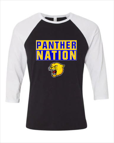 Pflugerville Panthers Nation #1 Men's Baseball T-Shirt