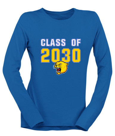 Pflugerville Panthers Class of 2030 Women's LS T-Shirt