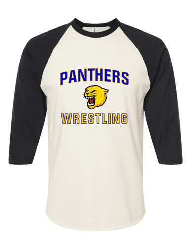 Pflugerville Panthers Wrestling Men's Baseball T-Shirt