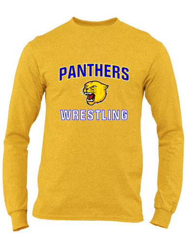 Pflugerville Panthers Wrestling Men's LS T-Shirt