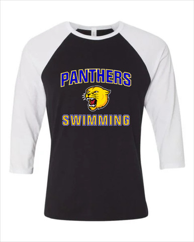 Pflugerville Panthers Swimming Women's Baseball T-Shirt