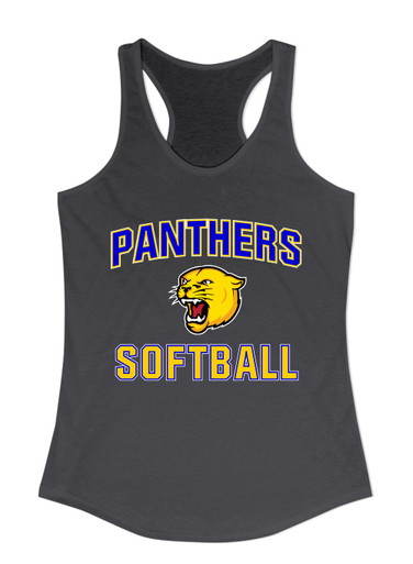 Pflugerville Panthers Softball #1 Women's Tank Top