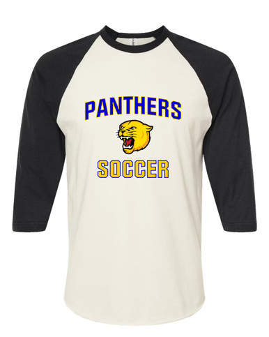 Pflugerville Panthers Soccer #1 Men's Baseball T-Shirt