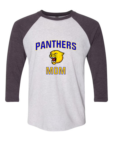 Pflugerville Panthers Mom Women's Baseball T-Shirt