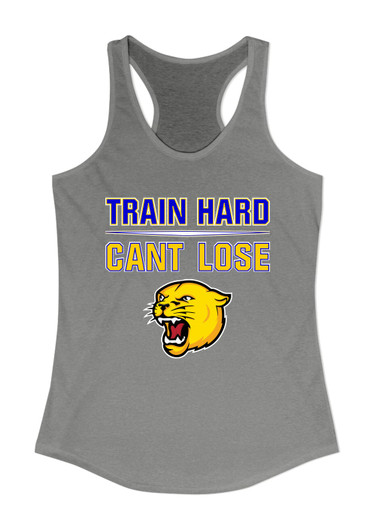 Pflugerville Panthers Train Hard, Can't Lose Women's Tank Top