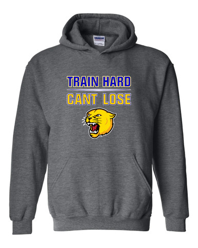 Pflugerville Panthers Train Hard, Can't Lose Men's Hoodie