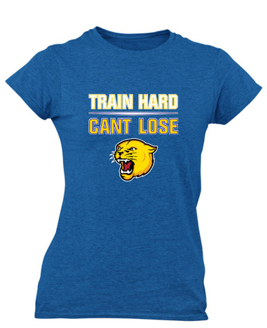 Pflugerville Panthers Train Hard, Can't Lose Women's Premium SS T-Shirt