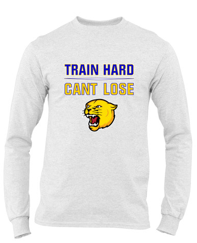 Pflugerville Panthers Train Hard, Can't Lose Men's Premium LS T-Shirt