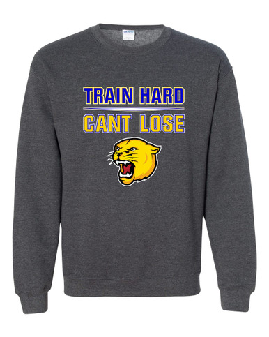 Pflugerville Panthers Train Hard, Can't Lose Men's Sweatshirt