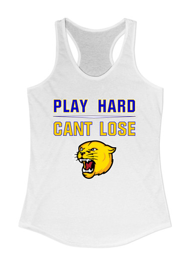 Pflugerville Panthers Play Hard, Can't Lose Women's Tank Top