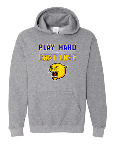 Pflugerville Panthers Play Hard, Can't Lose Men's Hoodie