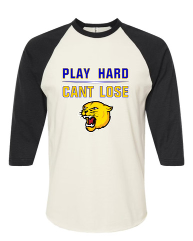 Pflugerville Panthers Play Hard, Can't Lose Women's Baseball T-Shirt
