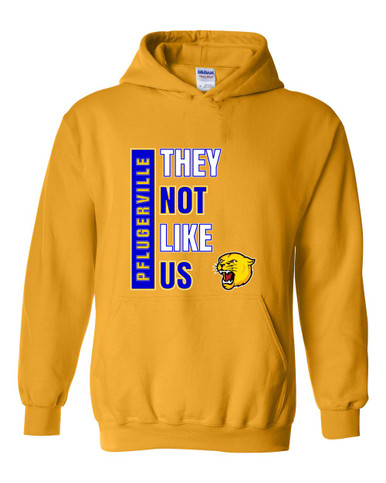 Pflugerville Panthers They Not Like Us #1 Men's Hoodie