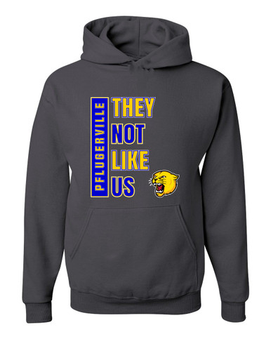 Pflugerville Panthers They Not Like Us #1 Men's Premium Hoodie