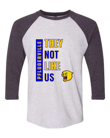 Pflugerville Panthers They Not Like Us #1 Men's Baseball T-Shirt