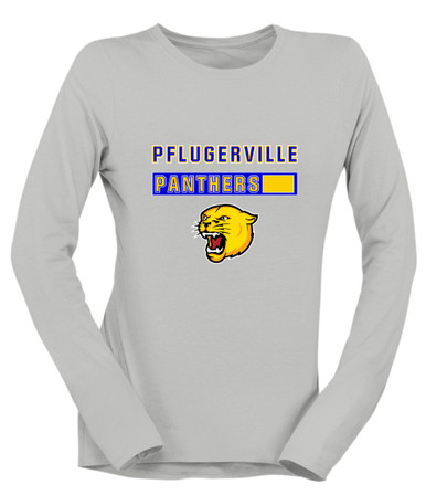 Pflugerville Panthers Mascot #7 Women's Premium LS T-Shirt
