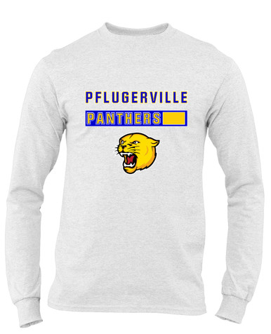 Pflugerville Panthers Mascot #7 Men's Premium LS T-Shirt