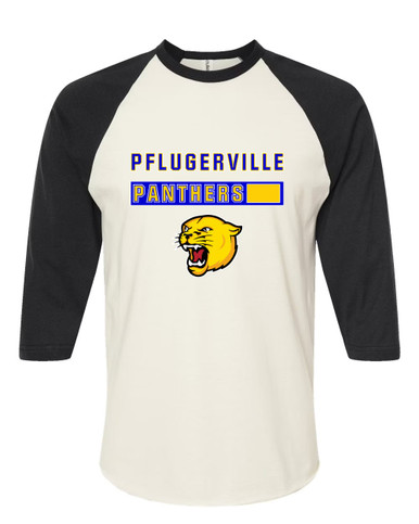 Pflugerville Panthers Mascot #7 Men's Baseball T-Shirt