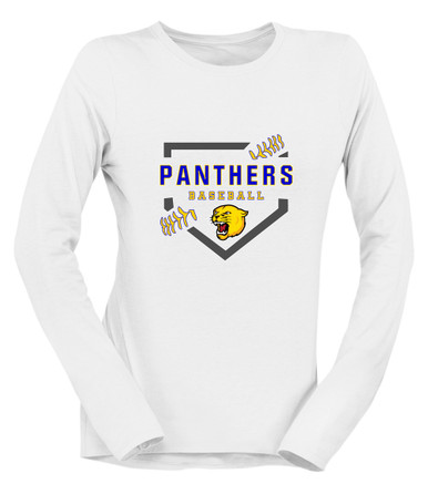 Pflugerville Panthers Baseball #2 Women's LS T-Shirt