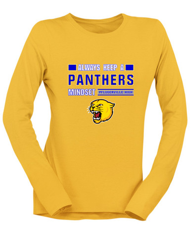 Pflugerville Panthers Mindset Women's LS T-Shirt