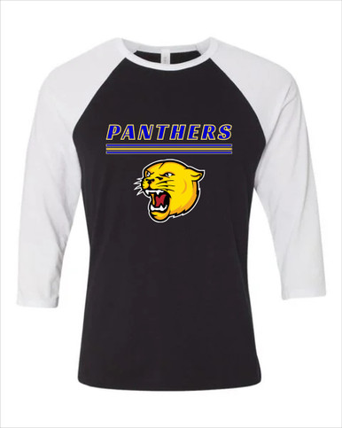Pflugerville Panthers Mascot #8 Men's Baseball T-Shirt