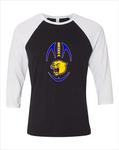 Pflugerville Panthers Football #4 Women's Baseball T-Shirt