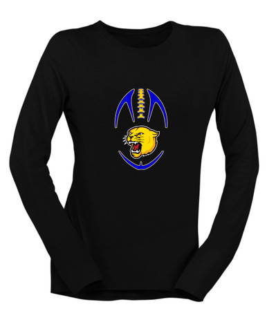 Pflugerville Panthers Football #4 Women's LS T-Shirt