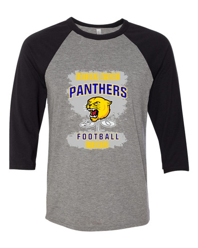 Pflugerville Panthers Football #6 Women's Baseball T-Shirt