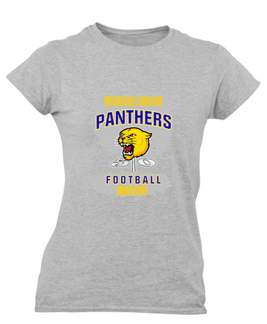 Pflugerville Panthers Football #6 Women's Premium SS T-Shirt