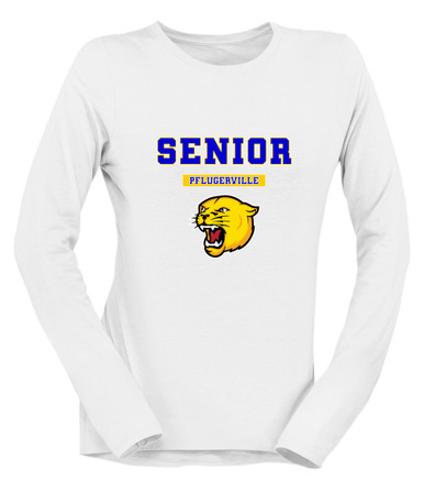 Pflugerville Panthers Senior #2 Women's LS T-Shirt
