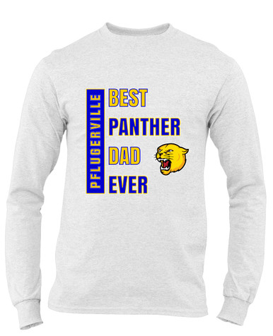 Pflugerville Panthers Best Panther Dad Men's Premium LS T-Shirt