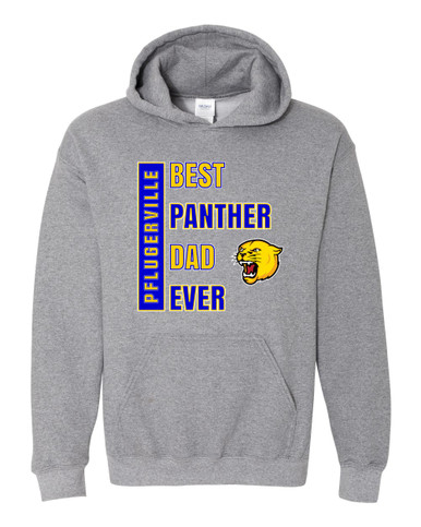 Pflugerville Panthers Best Panther Dad Men's Hoodie