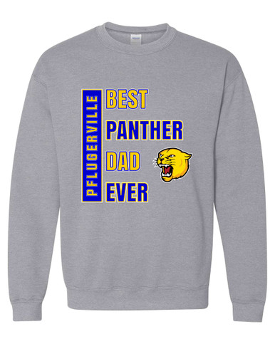 Pflugerville Panthers Best Panther Dad Men's Sweatshirt