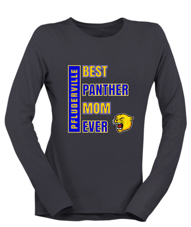 Pflugerville Panthers Best Panther Mom Women's LS T-Shirt
