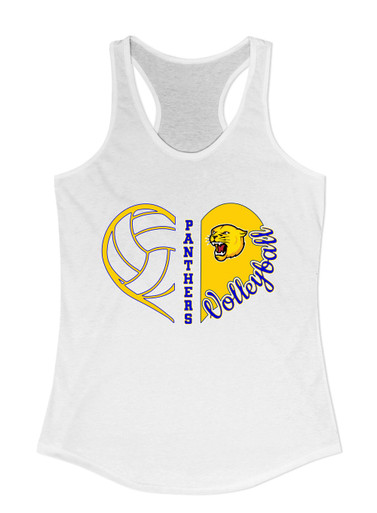 Pflugerville Panthers Heart Volleyball Women's Tank Top