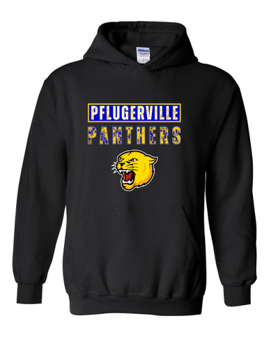 Pflugerville Panthers Mascot #9 Men's Hoodie