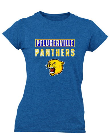 Pflugerville Panthers Mascot #9 Women's SS T-Shirt
