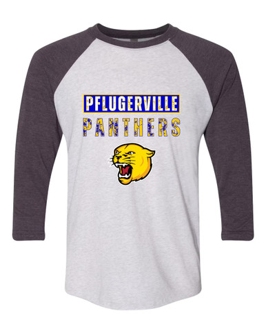Pflugerville Panthers Mascot #9 Women's Baseball T-Shirt
