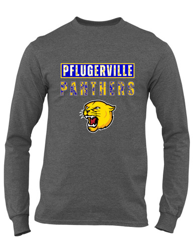 Pflugerville Panthers Mascot #9 Men's Premium LS T-Shirt