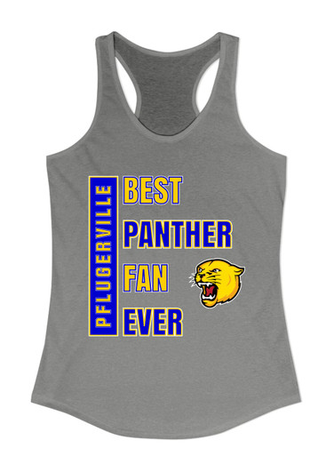 Pflugerville Panthers Best Panther Fan Women's Tank Top