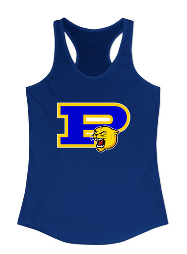 Pflugerville Panthers P Script Mascot #1 Women's Tank Top